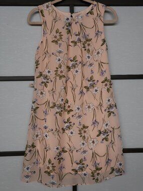 Primark Pink Floral Dress Size 4 (USA) Summer Dress